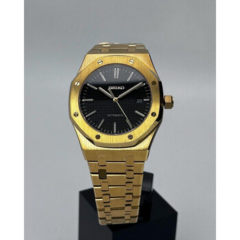 Custom Seiko Mod • Black Gold AP • 42mm